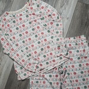 Sleep Sense | Woman's Festive Holiday, Christmas PJ Set